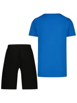 Pyjama blauw/zwart