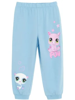 Pyjama crème/lichtblauw