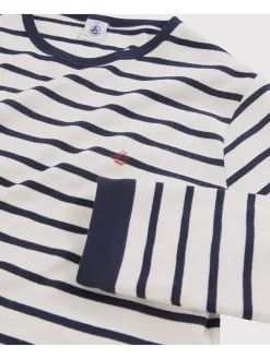 Pyjama donkerblauw/crème