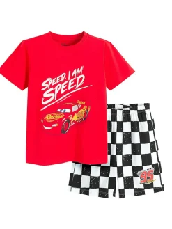 Pyjama rood/zwart/wit