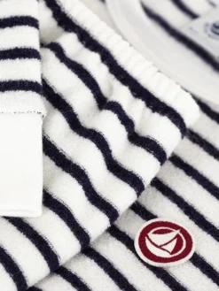 Pyjama wit/donkerblauw