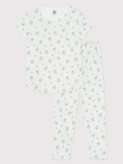 Pyjama wit/groen