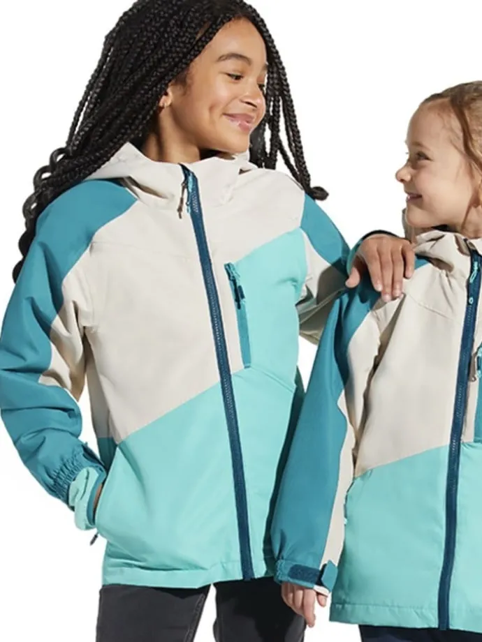 Regenjas "Tara" turquoise/wit