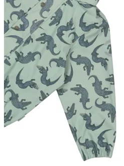 Regenjas turquoise/donkerblauw