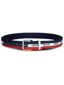 Riem donkerblauw/rood