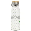 Roestvrijstalen drinkfles "Glückskind" wit - 500 ml