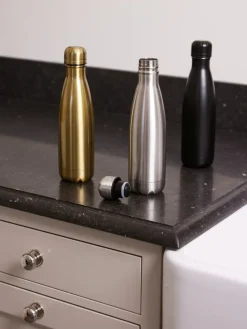Roestvrijstalen drinkfles "Olle" zilverkleurig - 500 ml