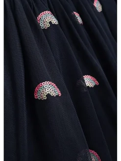 Rok donkerblauw