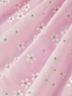 Rok "Floral" lichtroze