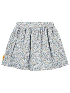 Rok lichtblauw/beige