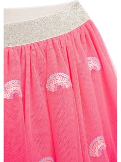 Rok "Milla" roze/zilverkleurig
