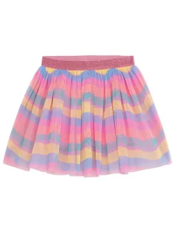 Rok roze/geel/lichtblauw