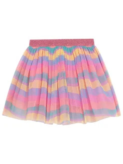 Rok roze/geel/lichtblauw