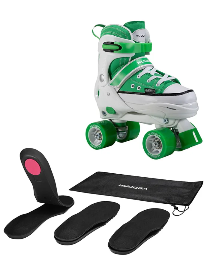Rolschaatsen "Sneaker" groen - vanaf 5 jaar
