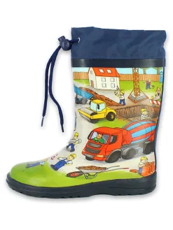 Rubberlaarzen "Bauarbeiter" meerkleurig/donkerblauw