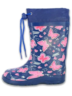 Rubberlaarzen "Blue Summer" blauw