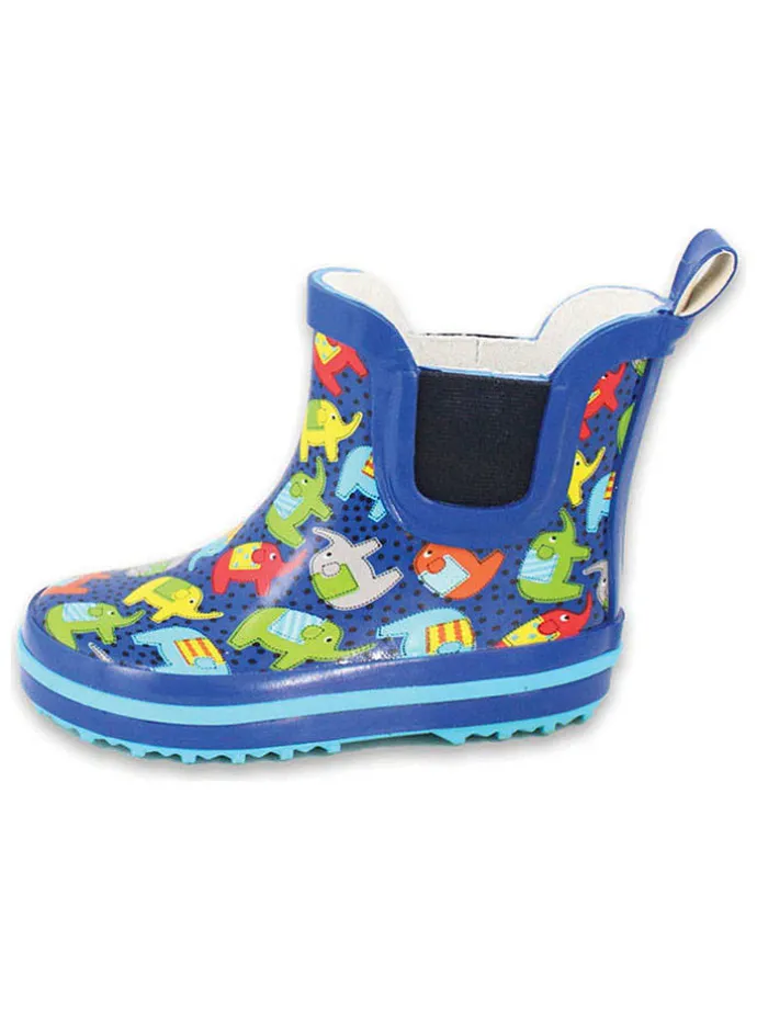 Rubberlaarzen "Elephants" donkerblauw