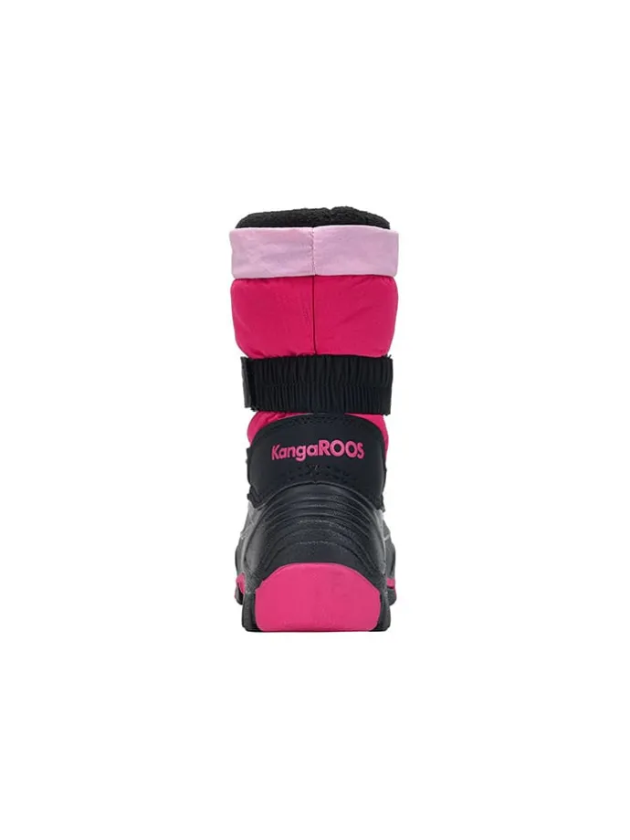 Rubberlaarzen "Kanga-Bean V" zwart/roze