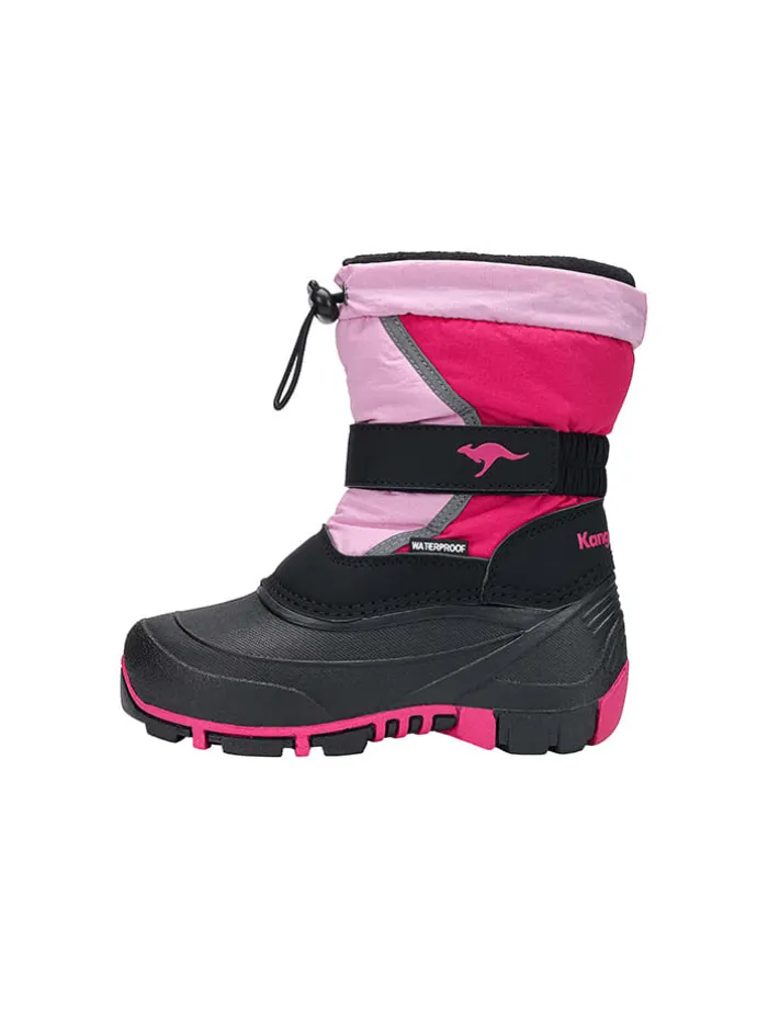 Rubberlaarzen "Kanga-Bean V" zwart/roze