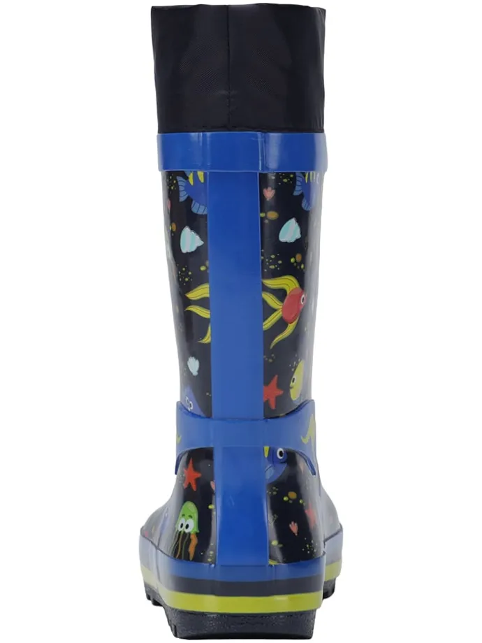 Rubberlaarzen "Summerrain" donkerblauw