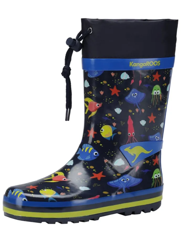 Rubberlaarzen "Summerrain" donkerblauw