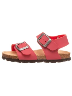 Sandalen koraalrood
