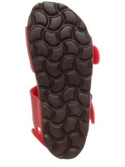 Sandalen koraalrood