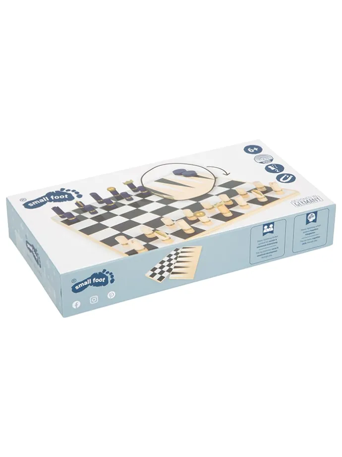 Schaken en backgammon "Gold Edition" - vanaf 6 jaar