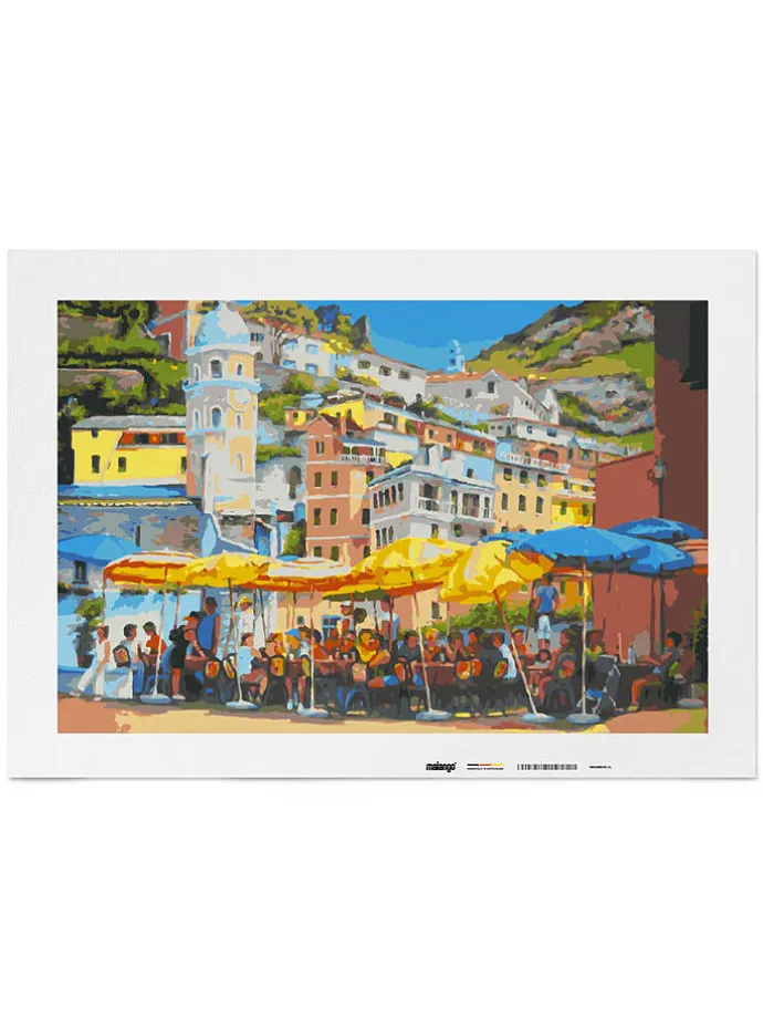 Schilderen-op-nummer-set "Café in Vernazza" - vanaf 14 jaar