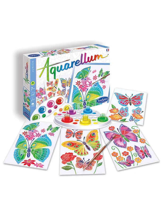Schilderset "Aquarellum Junior Vlinder & Bloem" - vanaf 7 jaar