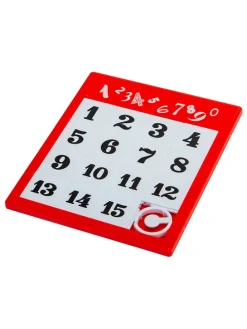 Schuifpuzzel "Getallen" rood - vanaf 3 jaar