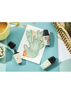 Set van 2: markeerstiften “STABILO BOSS MINI Naturevibes” - 2 x 3 stuks