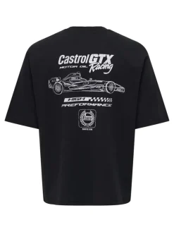 Shirt "Castrol" zwart