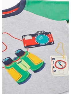 Shirt grijs/meerkleurig