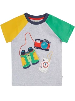 Shirt grijs/meerkleurig