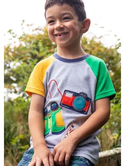 Shirt grijs/meerkleurig