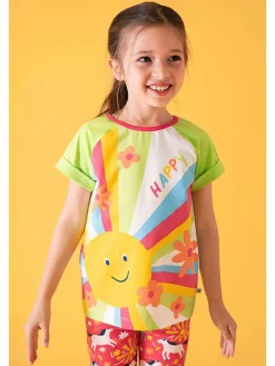 Shirt groen/meerkleurig