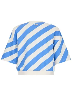 Shirt "Nimes" lichtblauw/crème