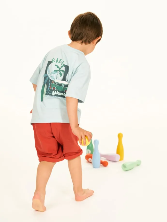 Shirt "Oswin" lichtblauw