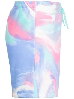 Short blauw/lichtroze