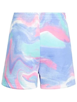 Short blauw/lichtroze