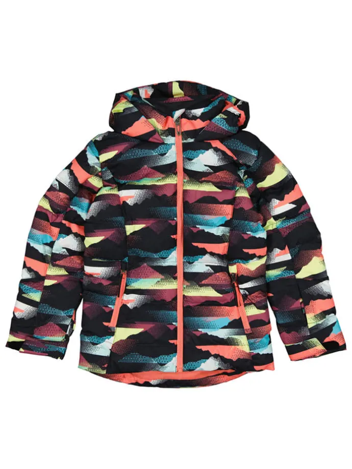 Ski-/Snowboardjas "Zadie" zwart/meerkleurig