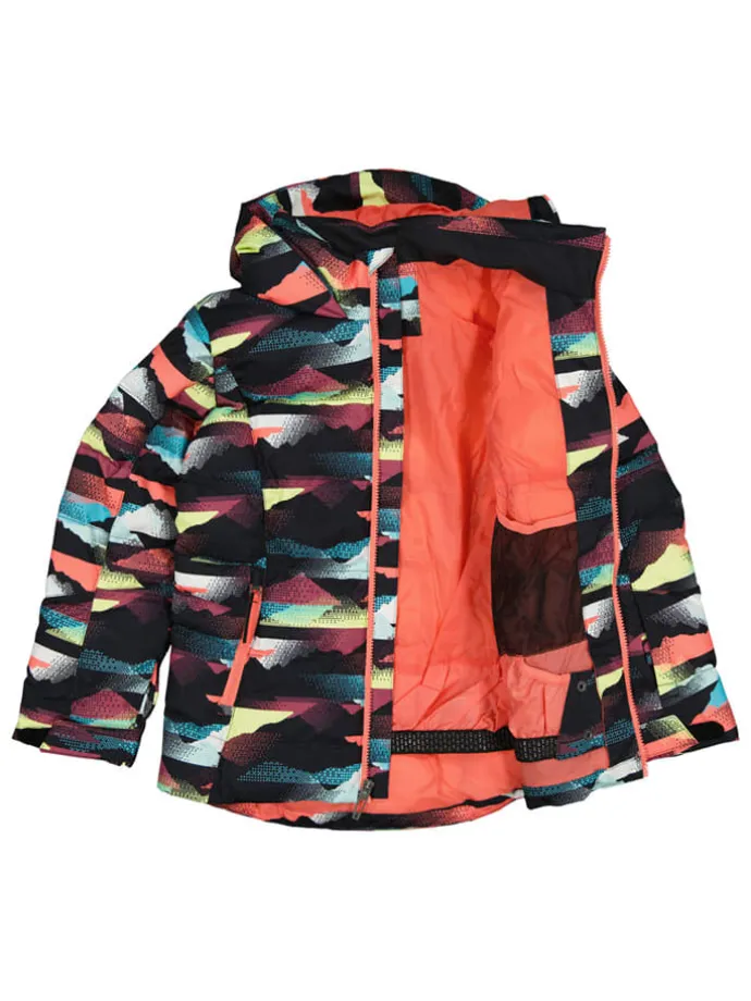 Ski-/Snowboardjas "Zadie" zwart/meerkleurig