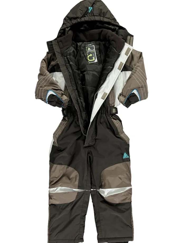 Ski-/snowboardpak bruin/taupe/wit
