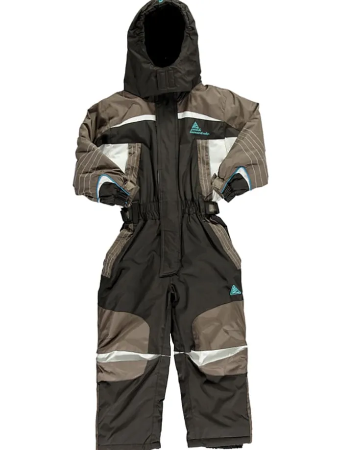 Ski-/snowboardpak bruin/taupe/wit