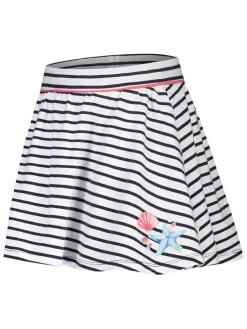 Skort wit/donkerblauw