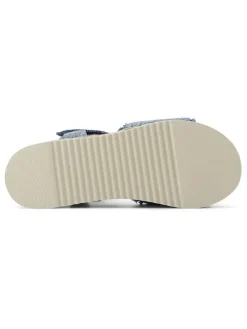 Sleehaksandalen blauw