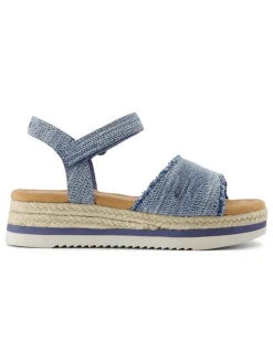Sleehaksandalen blauw
