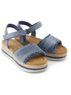 Sleehaksandalen blauw