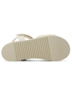 Sleehaksandalen wit